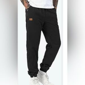 Men's Black Jogger Pants NWOT